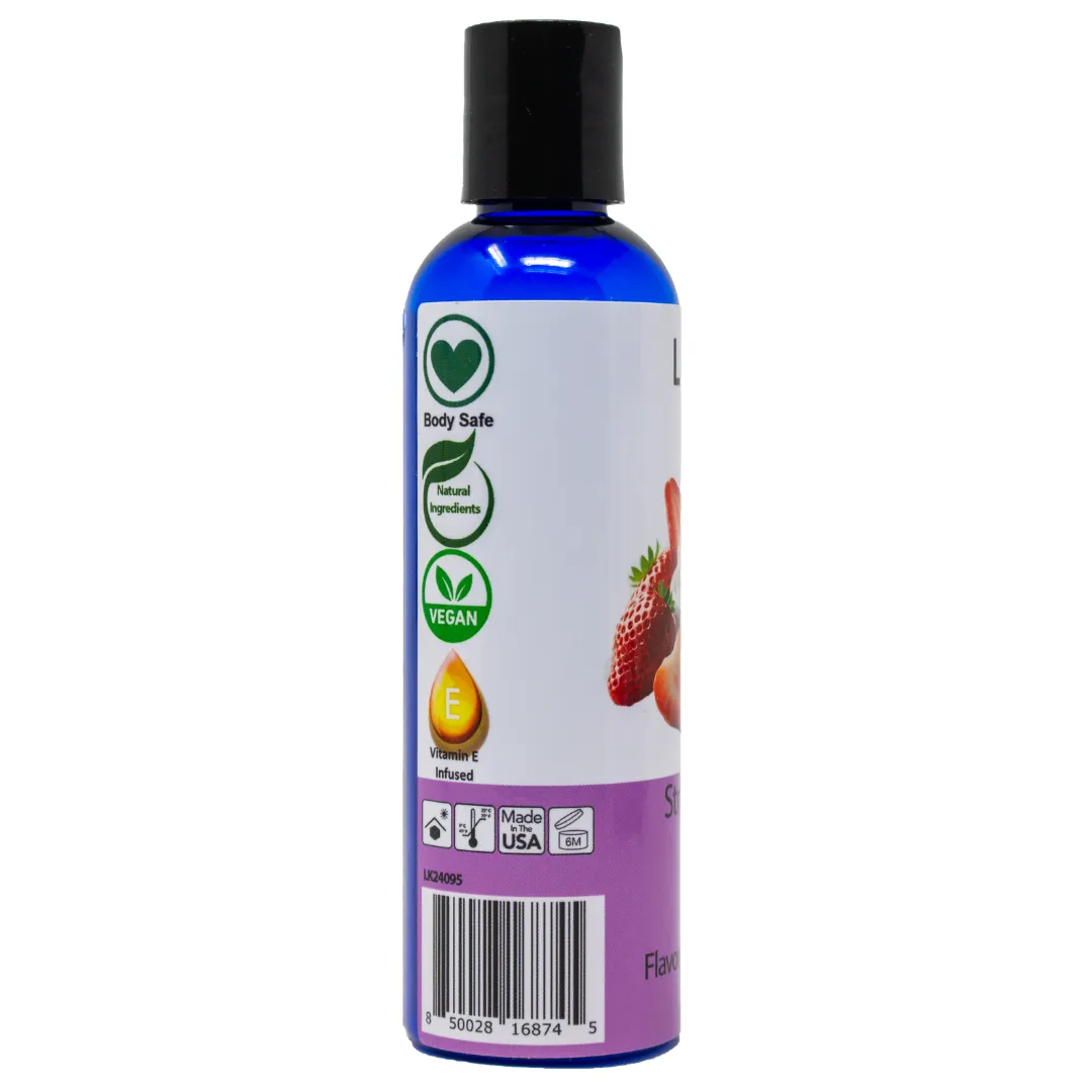 Strawberries and Cream Flavored Massage Oil