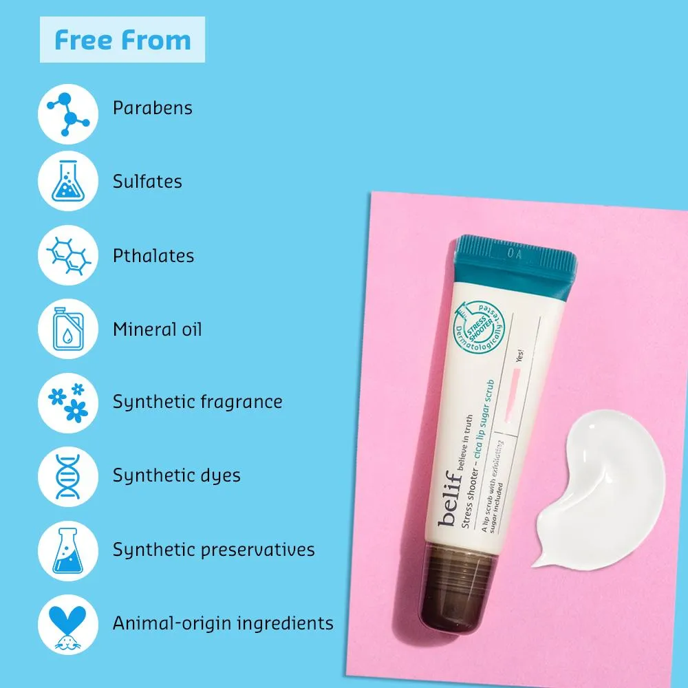 Stress shooter-cica lip sugar scrub - 10g