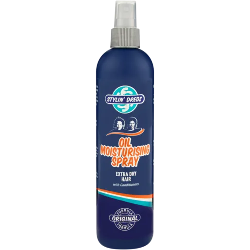 Stylin' Dredz Extra Dry Hair Oil Moisturizing Spray With Conditioners 350ml