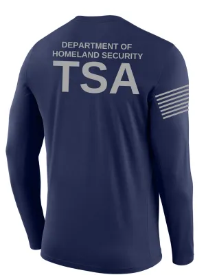 SUBDUED DHS TSA Agency Identifier T Shirt - Long Sleeve