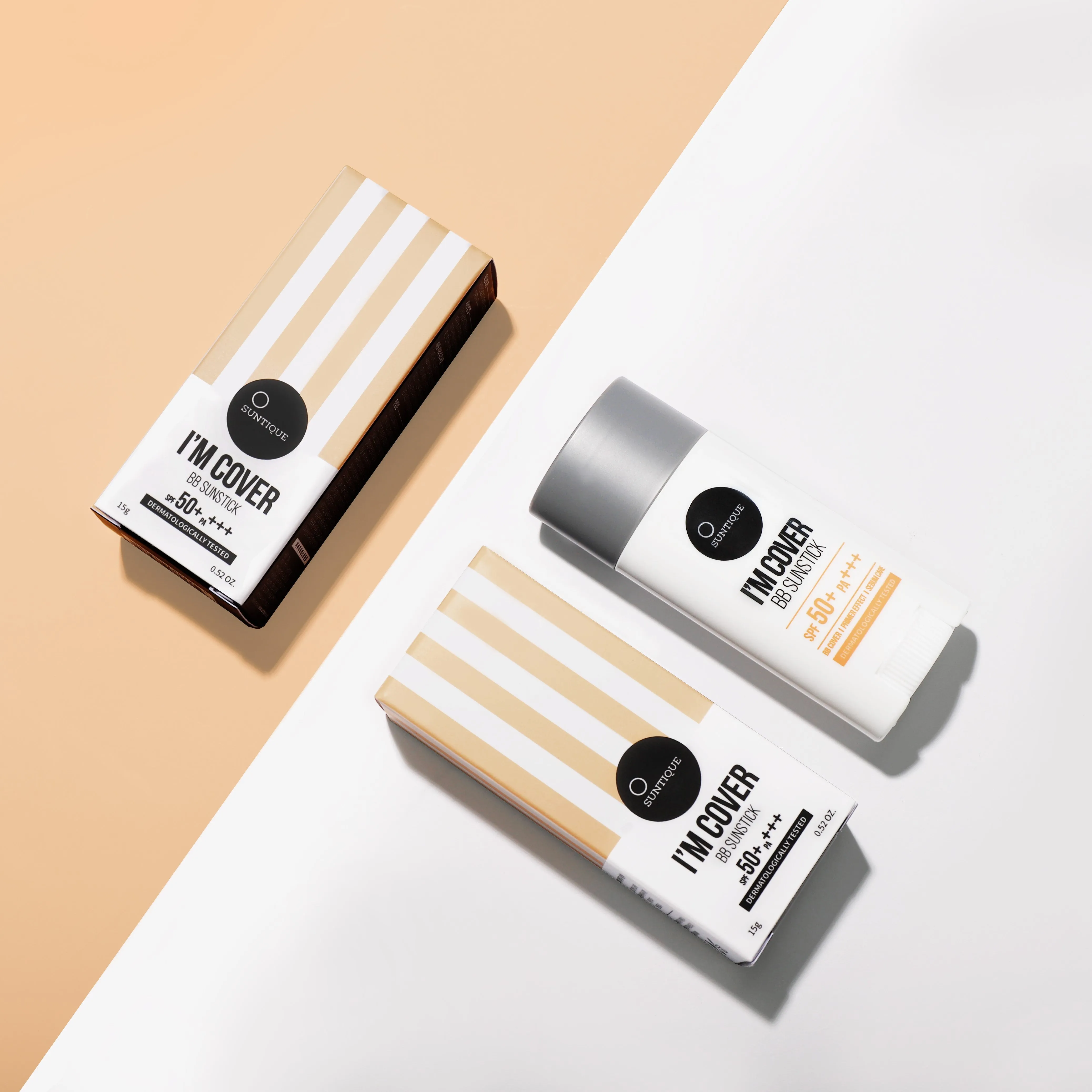 SUNTIQUE - I'm Cover Korean BB Sunstick SPF 50  Pa   
