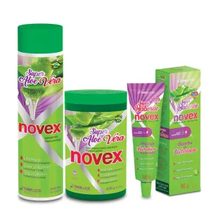 Super Aloe Vera Hair Treatment Recharge Bundle