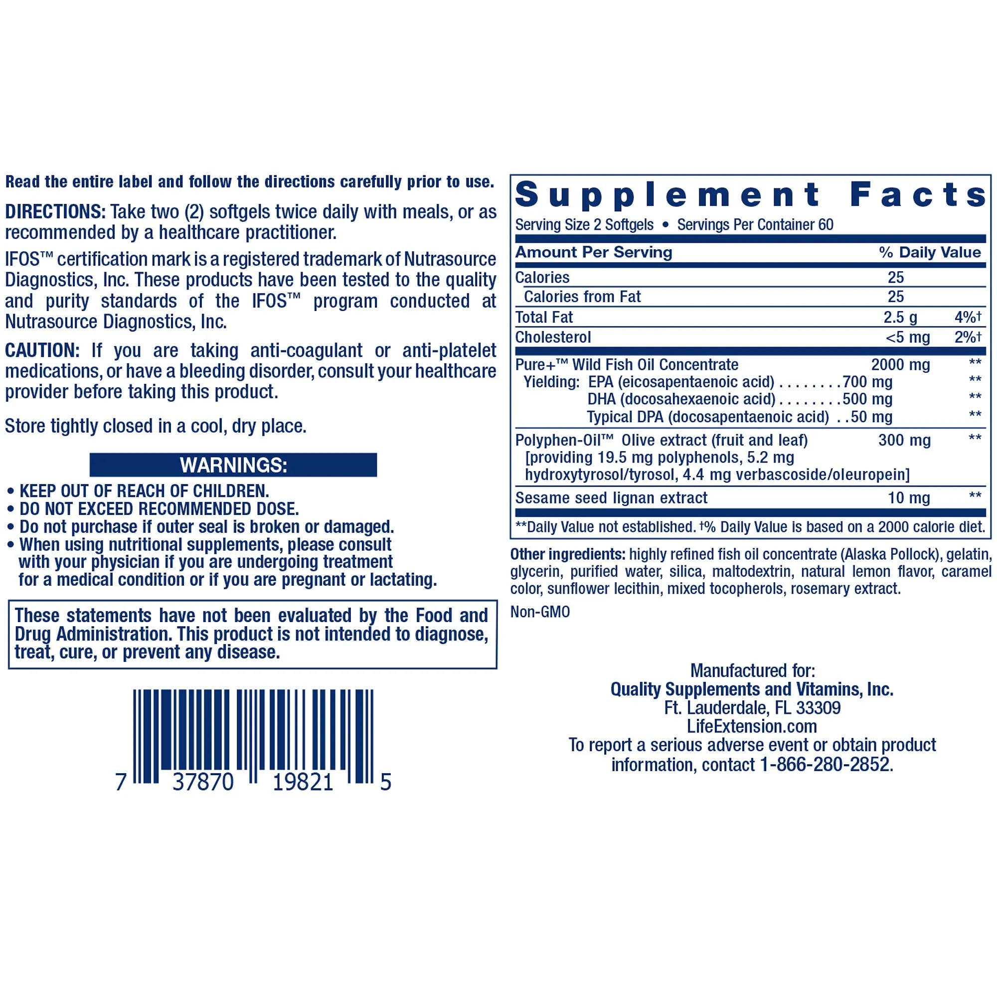Super Omega-3 EPA/DHA