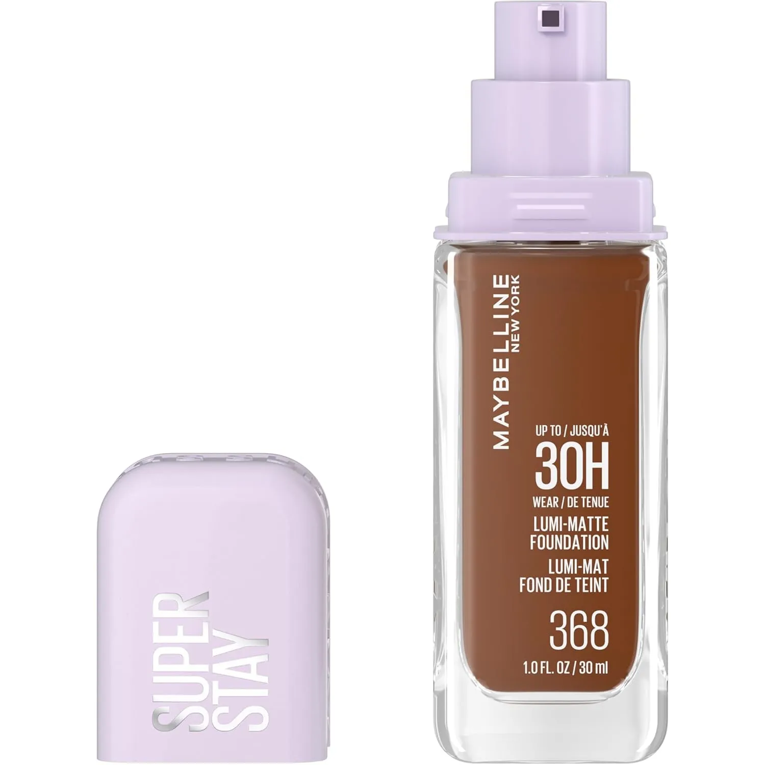 Super Stay Lumi-Matte Foundation, Lightweight and Buildable Full Coverage Foundation Makeup for up to 30HR Wear, 112, 1 Count