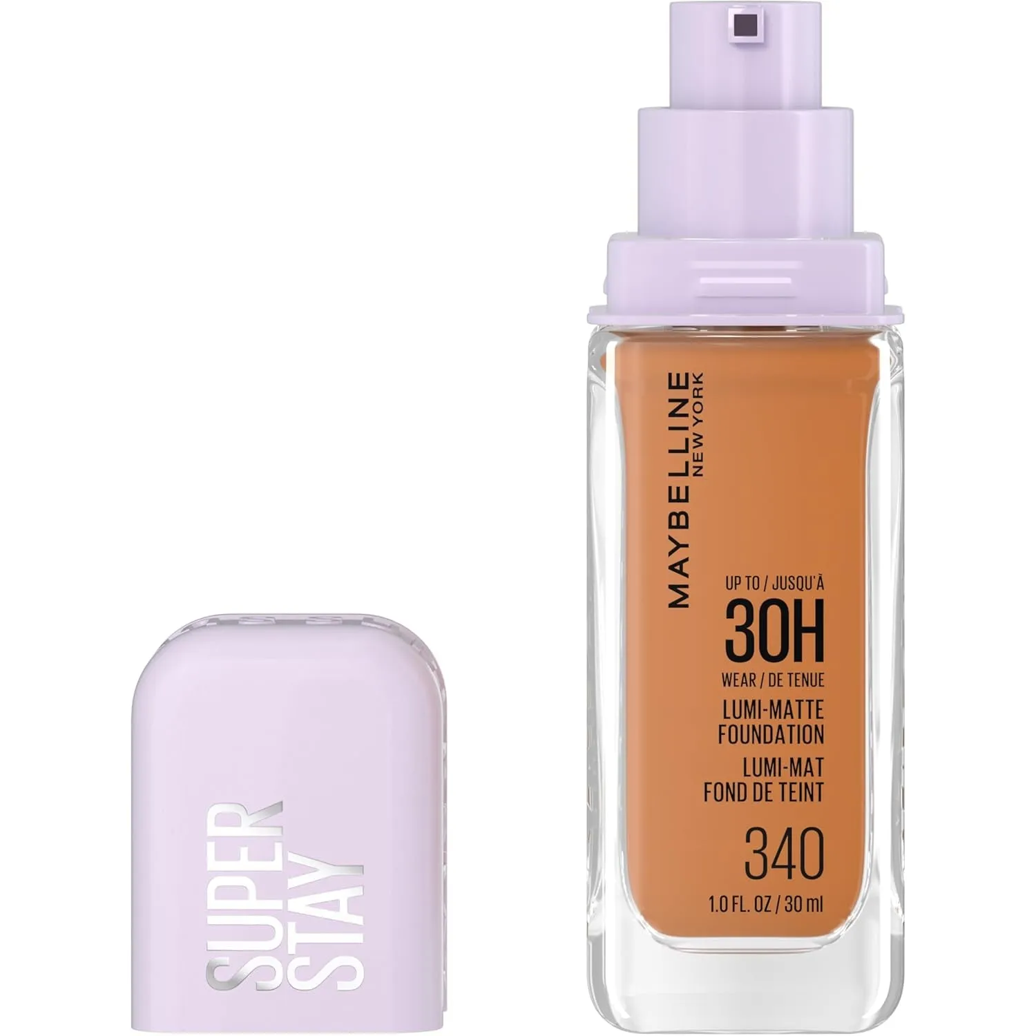 Super Stay Lumi-Matte Foundation, Lightweight and Buildable Full Coverage Foundation Makeup for up to 30HR Wear, 112, 1 Count