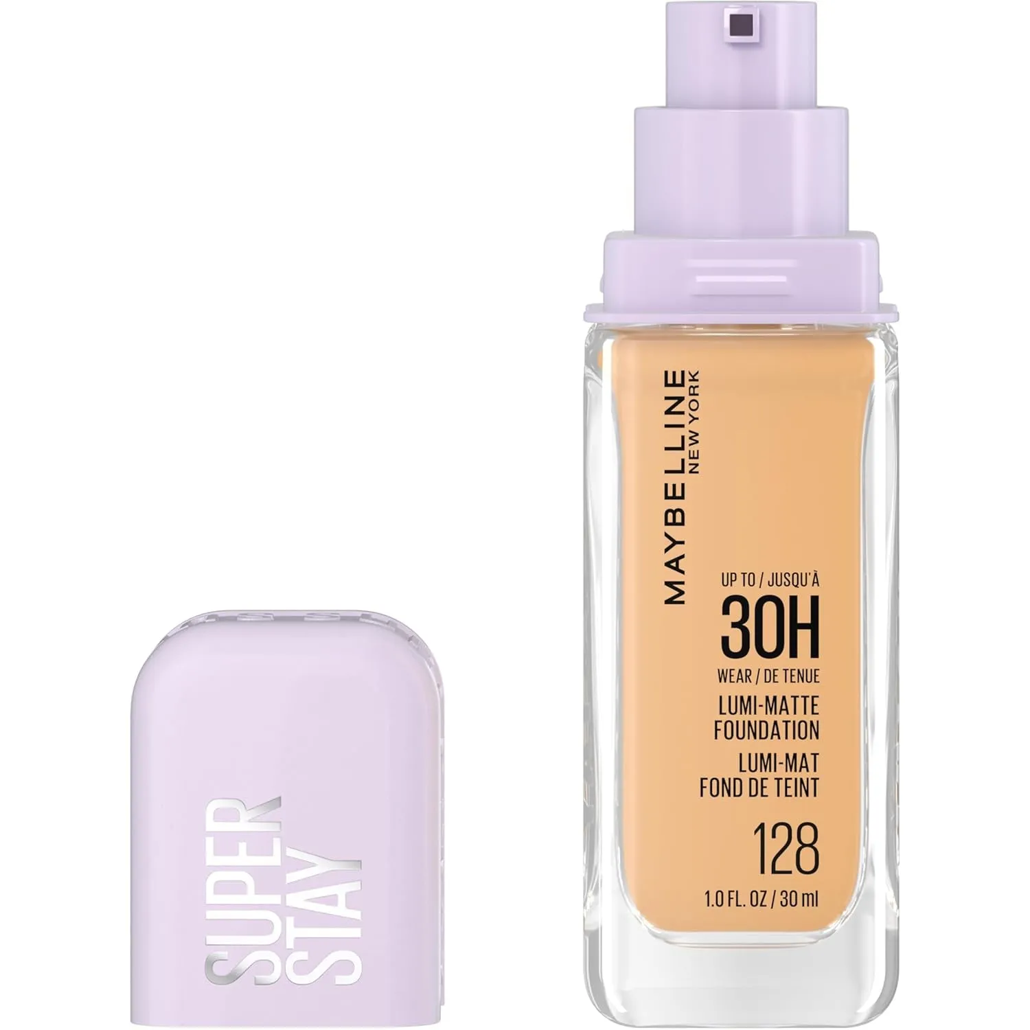 Super Stay Lumi-Matte Foundation, Lightweight and Buildable Full Coverage Foundation Makeup for up to 30HR Wear, 112, 1 Count