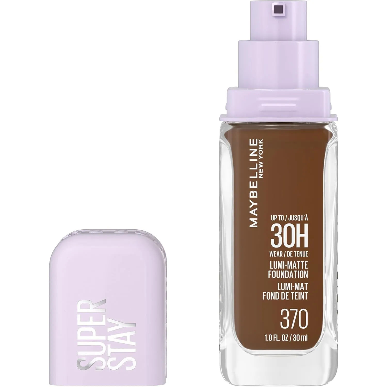 Super Stay Lumi-Matte Foundation, Lightweight and Buildable Full Coverage Foundation Makeup for up to 30HR Wear, 112, 1 Count