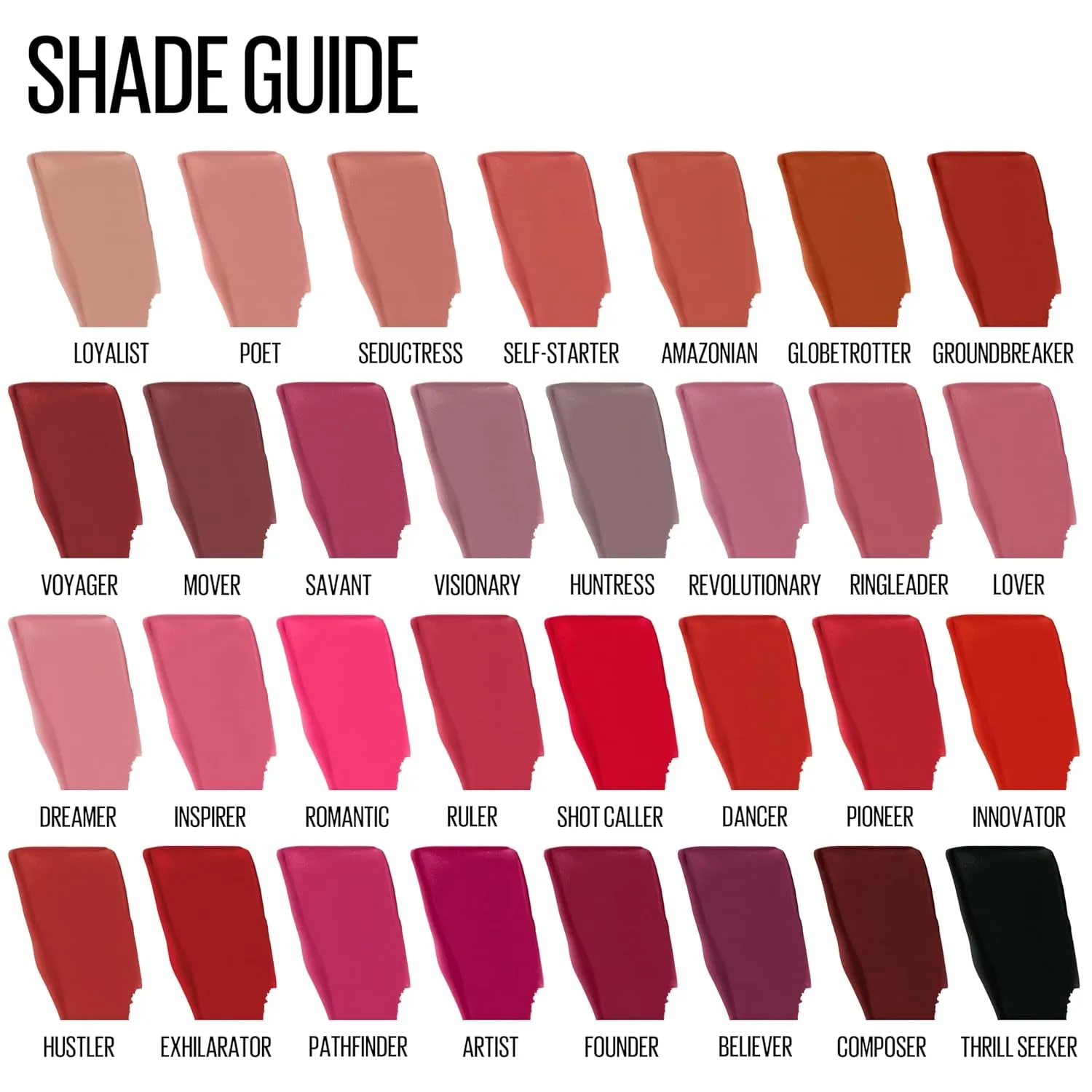 Super Stay Matte Ink Liquid Lipstick Makeup, Long Lasting High Impact Color, up to 16H Wear, Exhilarator, Ruby Red, 1 Count
