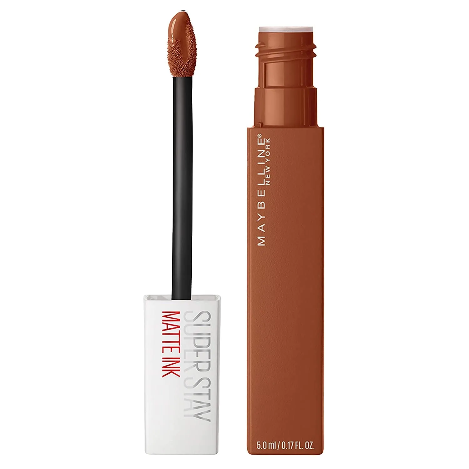 Super Stay Matte Ink Liquid Lipstick Makeup, Long Lasting High Impact Color, up to 16H Wear, Seductress, Light Rosey Nude, 1 Count