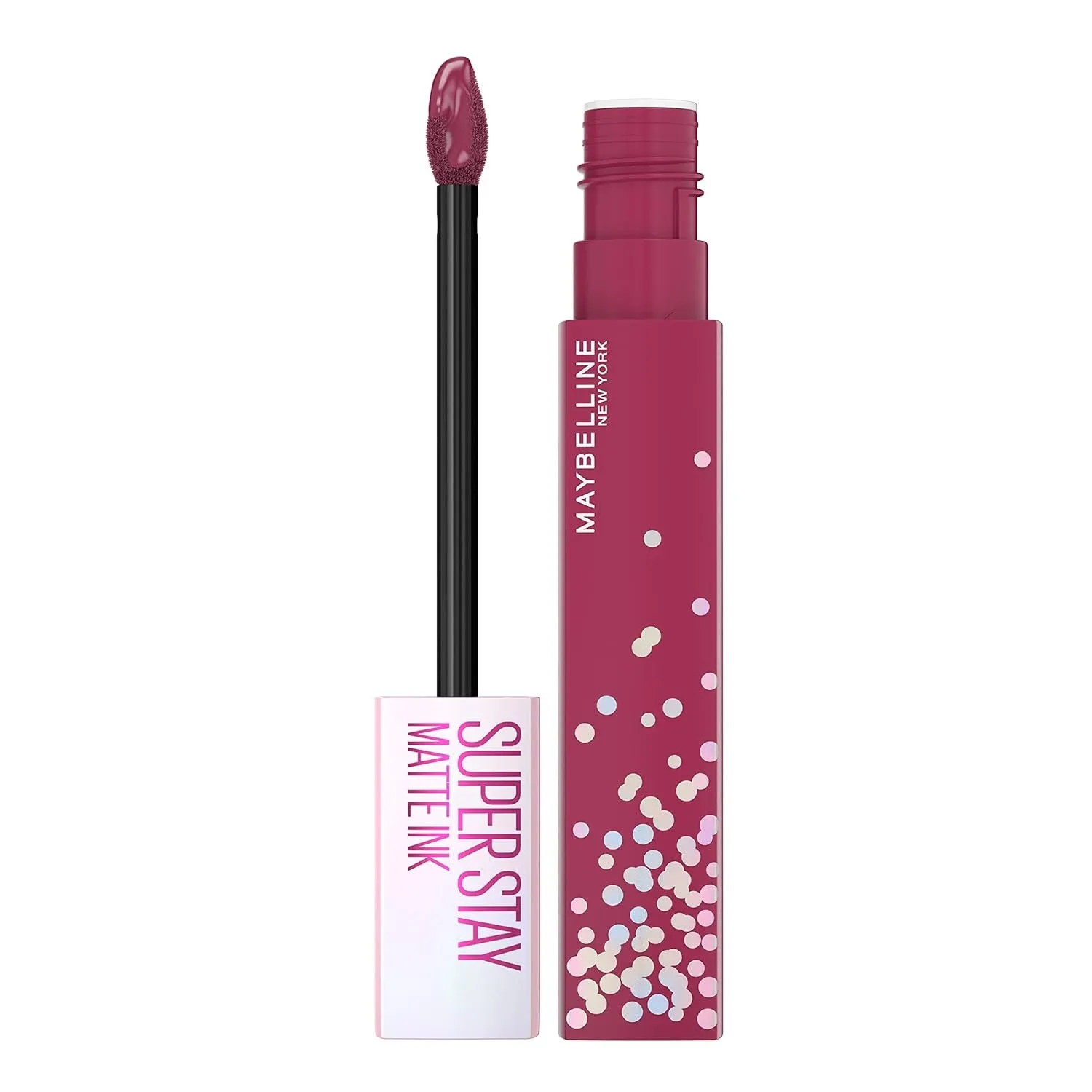 Super Stay Matte Ink Liquid Lipstick Makeup, Long Lasting High Impact Color, up to 16H Wear, Seductress, Light Rosey Nude, 1 Count