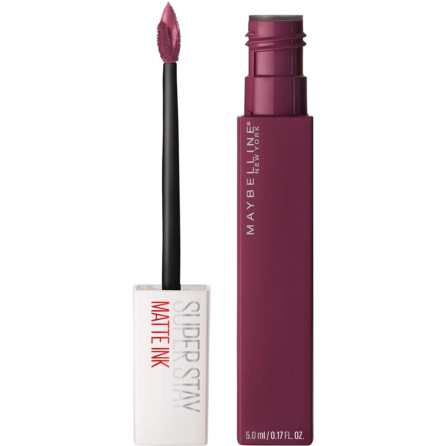 Super Stay Matte Ink Liquid Lipstick Makeup, Long Lasting High Impact Color, up to 16H Wear, Seductress, Light Rosey Nude, 1 Count