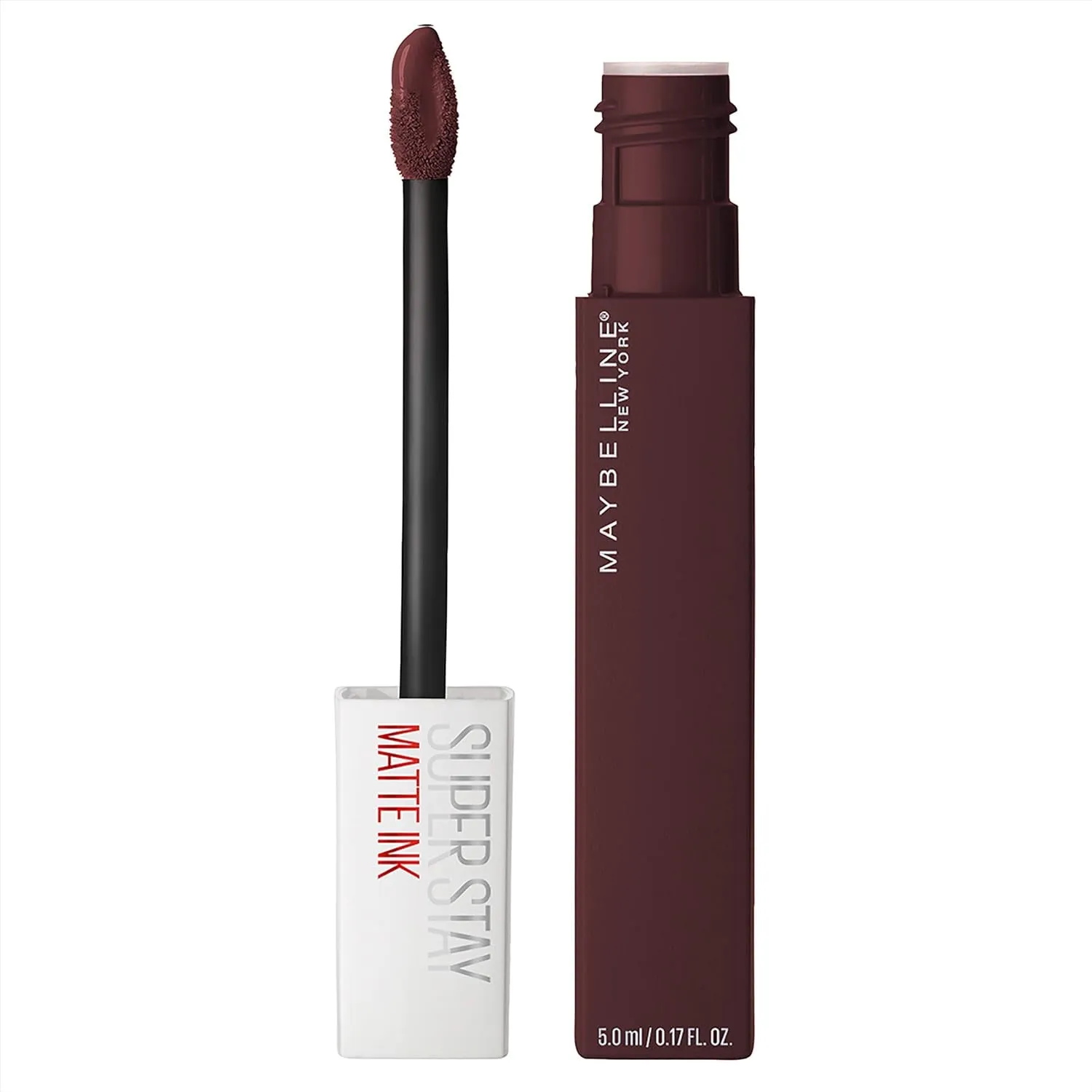 Super Stay Matte Ink Liquid Lipstick Makeup, Long Lasting High Impact Color, up to 16H Wear, Seductress, Light Rosey Nude, 1 Count