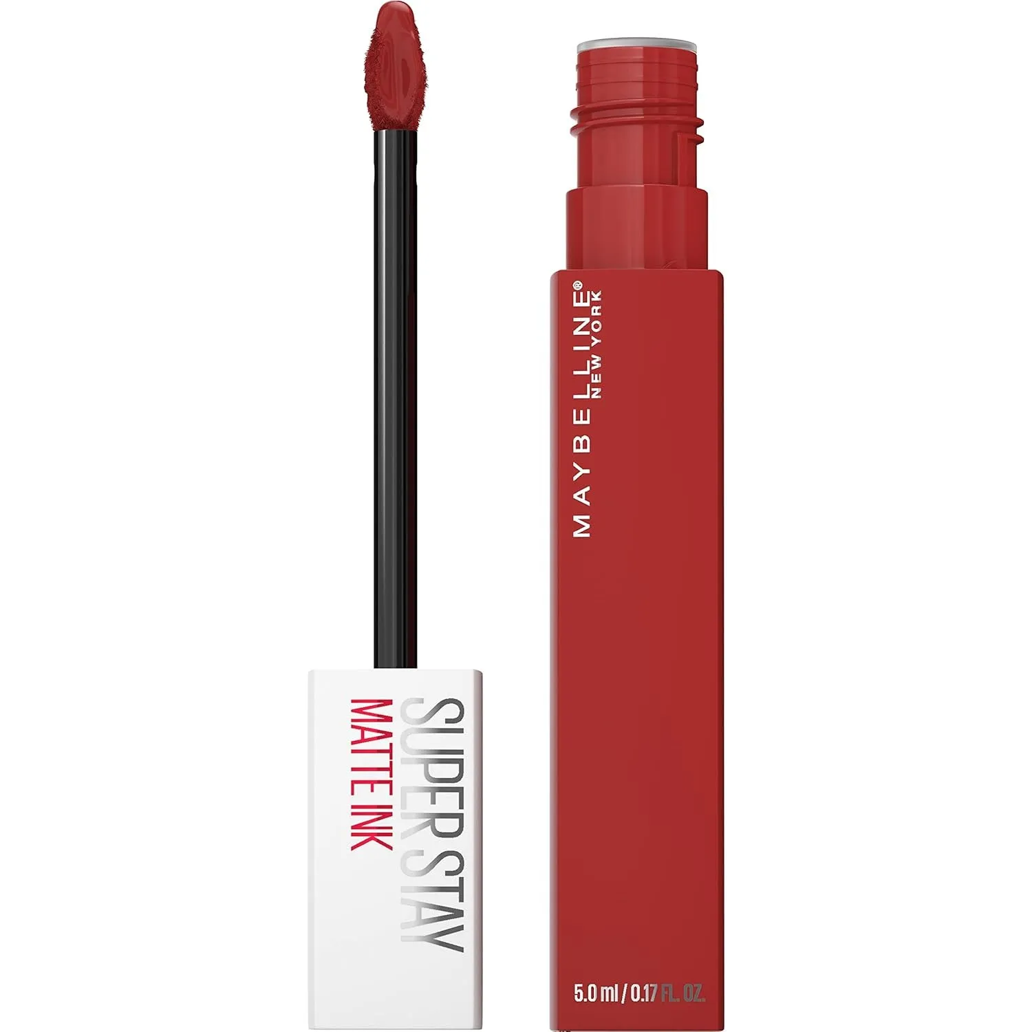 Super Stay Matte Ink Liquid Lipstick Makeup, Long Lasting High Impact Color, up to 16H Wear, Seductress, Light Rosey Nude, 1 Count