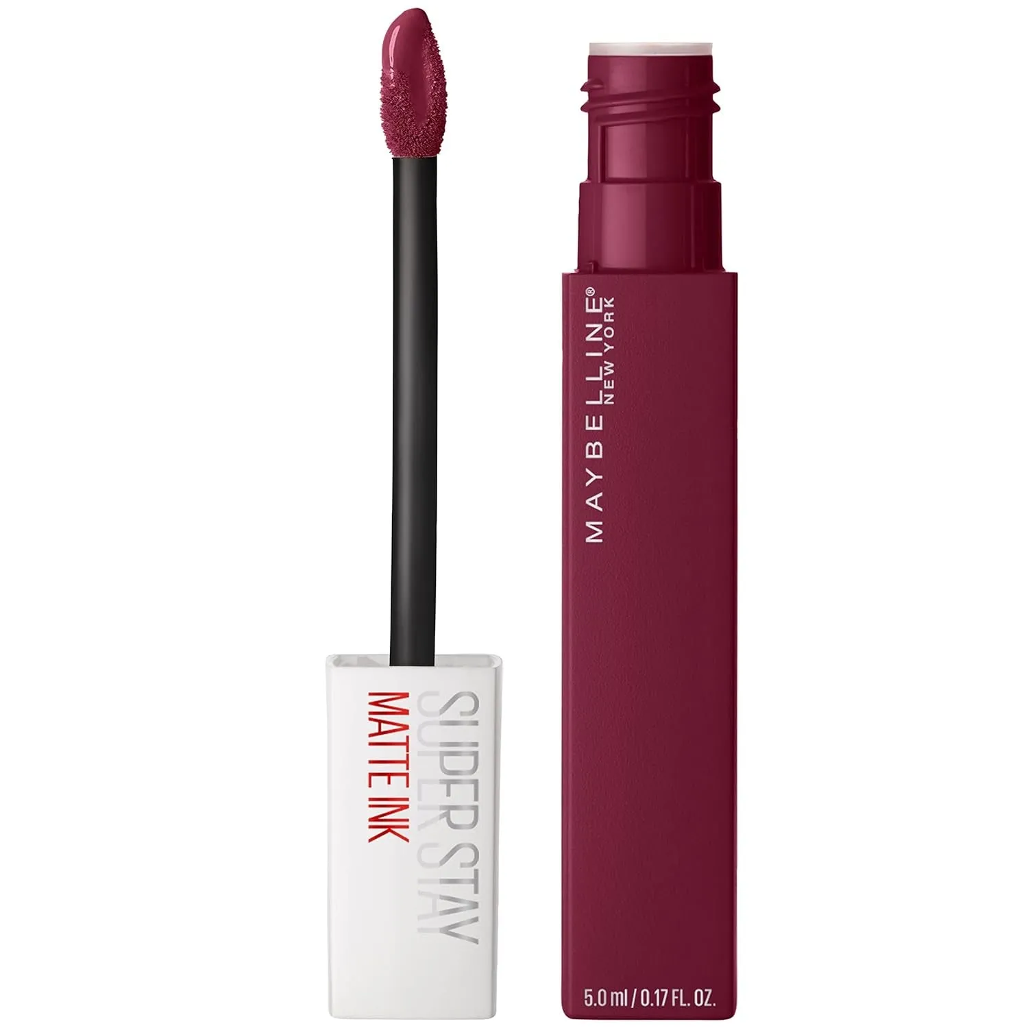 Super Stay Matte Ink Liquid Lipstick Makeup, Long Lasting High Impact Color, up to 16H Wear, Seductress, Light Rosey Nude, 1 Count