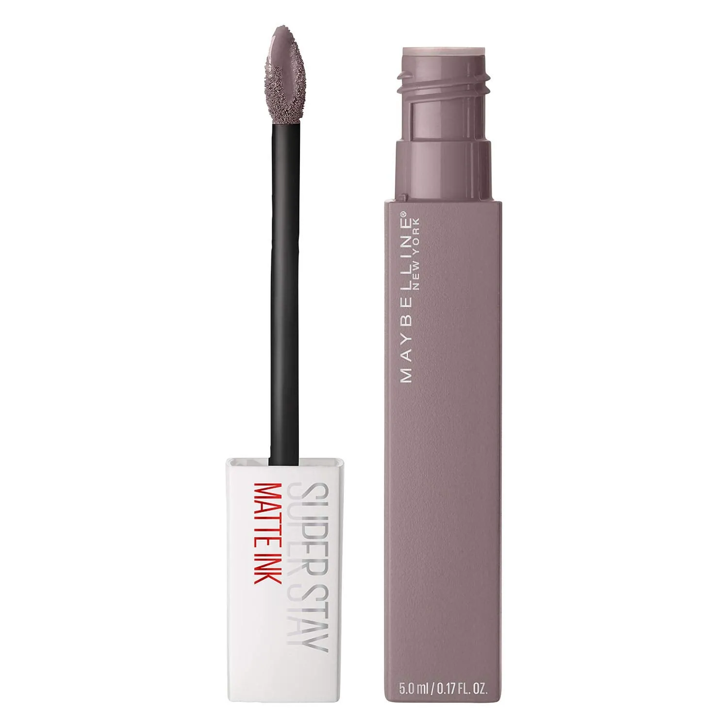 Super Stay Matte Ink Liquid Lipstick Makeup, Long Lasting High Impact Color, up to 16H Wear, Seductress, Light Rosey Nude, 1 Count