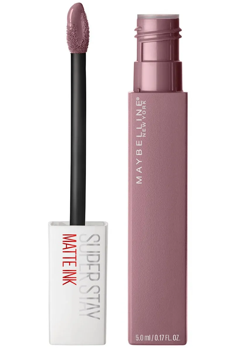 Super Stay Matte Ink Liquid Lipstick Makeup, Long Lasting High Impact Color, up to 16H Wear, Seductress, Light Rosey Nude, 1 Count