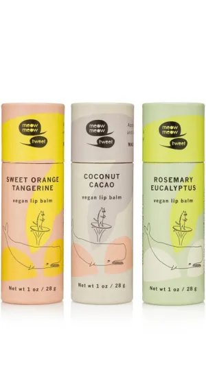 Sweet Orange Tangerine Vegan Lip Balm