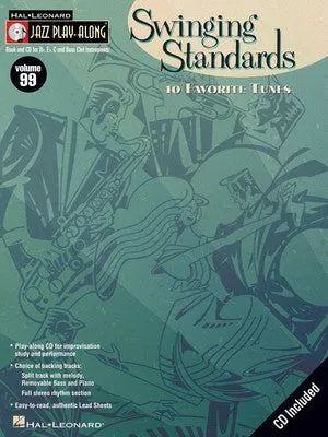 SWINGING STANDARDS JAZZ PLAY ALONG V99 BK/CD