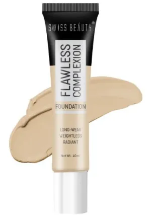 SWISS BEAUTY Studio Finish Full Coverage Foundation - (Sand Beige, 30ml)