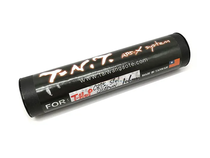 T-N.T. Studio APS-X HOP-UP SYSTEM Precision Double I/D Air-cushion Inner Barrel For KJ CZ75 SP01 Shadow GBB (106mm)