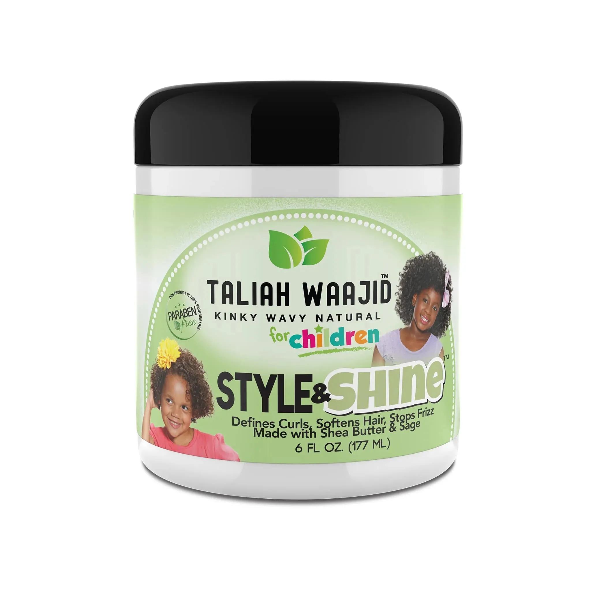 Taliah Waajid Kinky, Wavy, Natural Herbal Style & Shine For Natural Hair 6oz