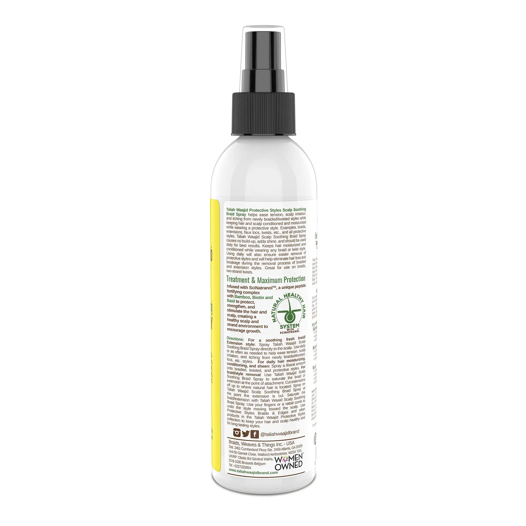 Taliah Waajid Protective Styles Scalp Soothing Braid Spray 8oz