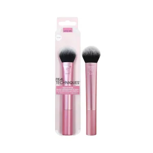 Tapered Cheek Makeup Brush, for Blush, Highlighter, Loose, or Pressed Powder, Blush Brush with Synthetic Bristles, Precise Makeup Application, Aluminum Handle, Cruelty Free, 1 Count