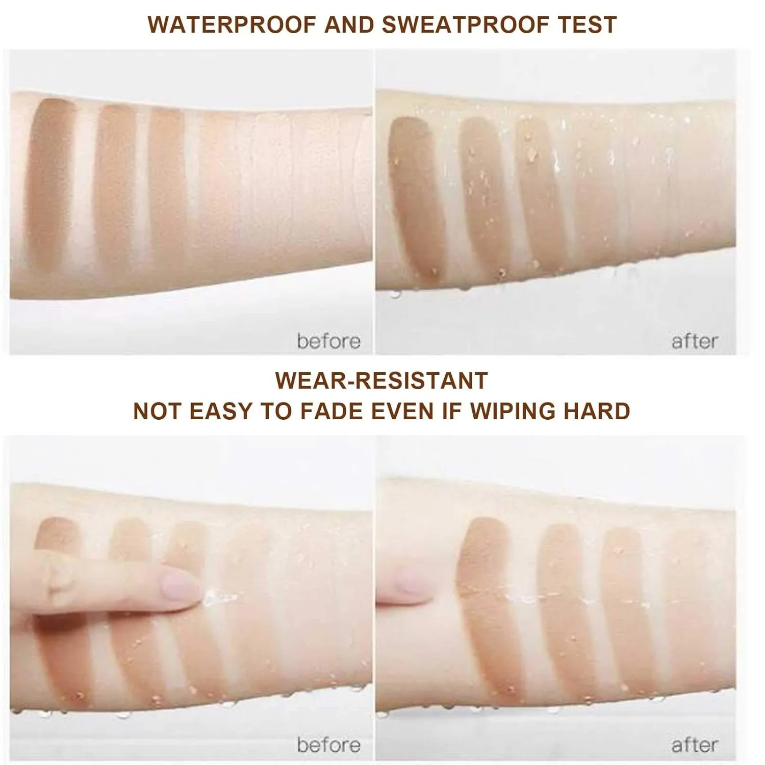 Tattoo Cover Up, Skin Concealer Waterproof Tattoo Concealer Makeup Body Birthmark Scar Spots Cover Cream for Men Women on Body