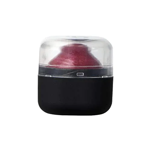 TATTOO JUNKEE Scorcher Glitter Bomb Lip Balm, Cherry-Red Hydrating & Lightweight Tinted Balm with Ultra-Fine Shimmer Effects, Layer Over Lipstick or Wear Alone, 0.17 Oz