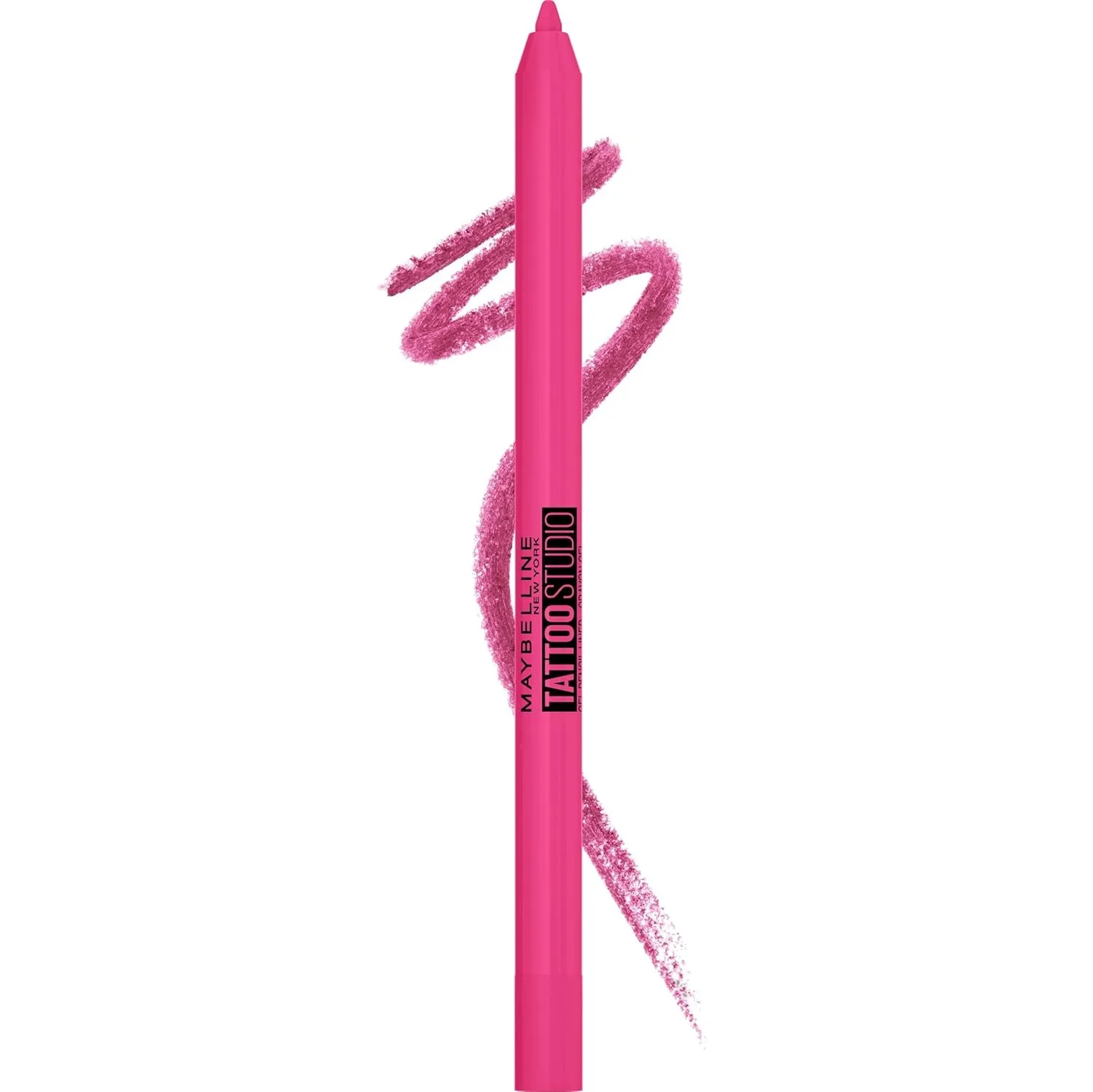 Tattoostudio Long-Lasting Sharpenable Eyeliner Pencil, Glide on Smooth Gel Pigments with 36 Hour Wear, Waterproof, Deep Onyx, 1 Count