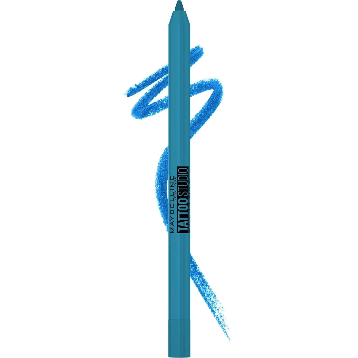 Tattoostudio Long-Lasting Sharpenable Eyeliner Pencil, Glide on Smooth Gel Pigments with 36 Hour Wear, Waterproof, Deep Onyx, 1 Count