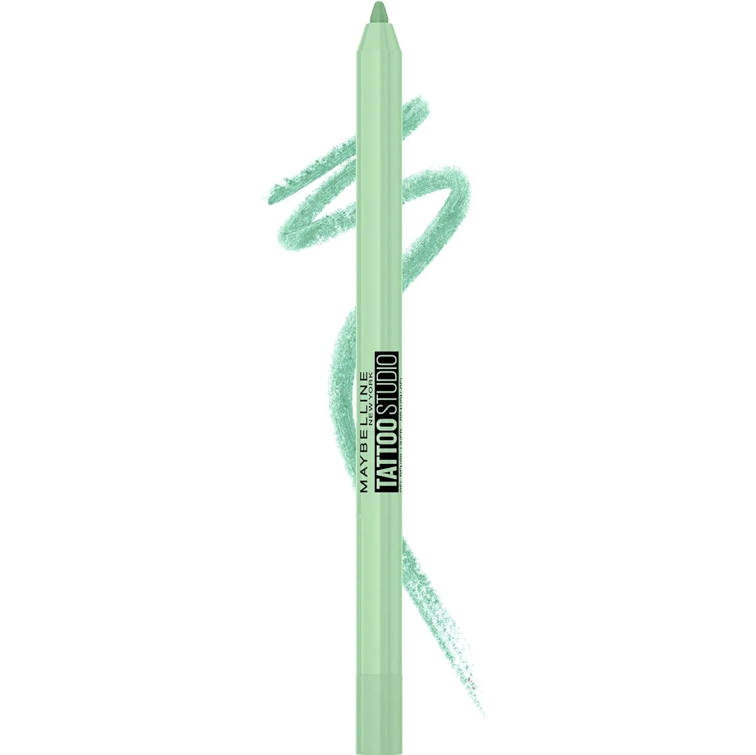 Tattoostudio Long-Lasting Sharpenable Eyeliner Pencil, Glide on Smooth Gel Pigments with 36 Hour Wear, Waterproof, Deep Onyx, 1 Count