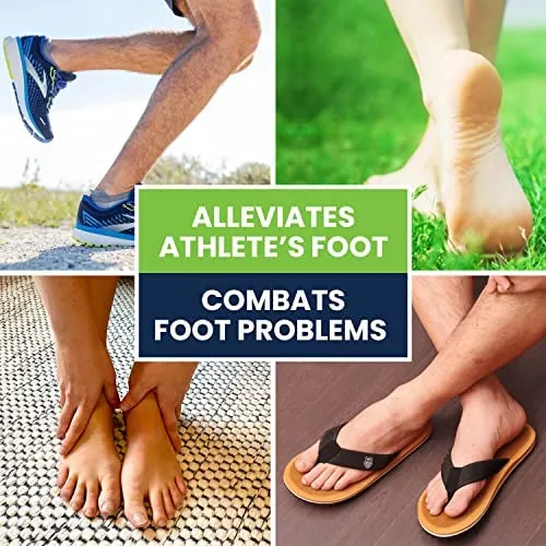 Tea Tree Oil Foot Balm - Foot Moisturizer for Dry Cracked Feet - Instantly Hydrates & Soothes Irritated Skin & Athletes Foot - Best Foot Care for Women and Men - Made in USA 2PK