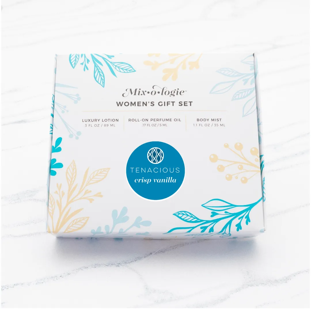 Tenacious (crisp vanilla) Gift Set Trio Box