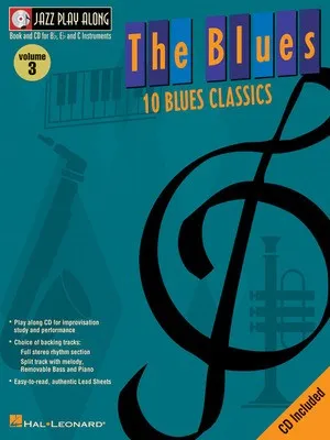 THE BLUES JAZZ PLAY ALONG BK/CD V3