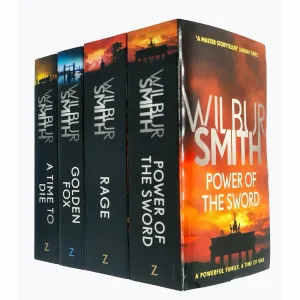 The Courtney Series, 4 Books 5 to 8 Collection set (Power of the Sword, Rage, A Time to Die, Golden Fox)