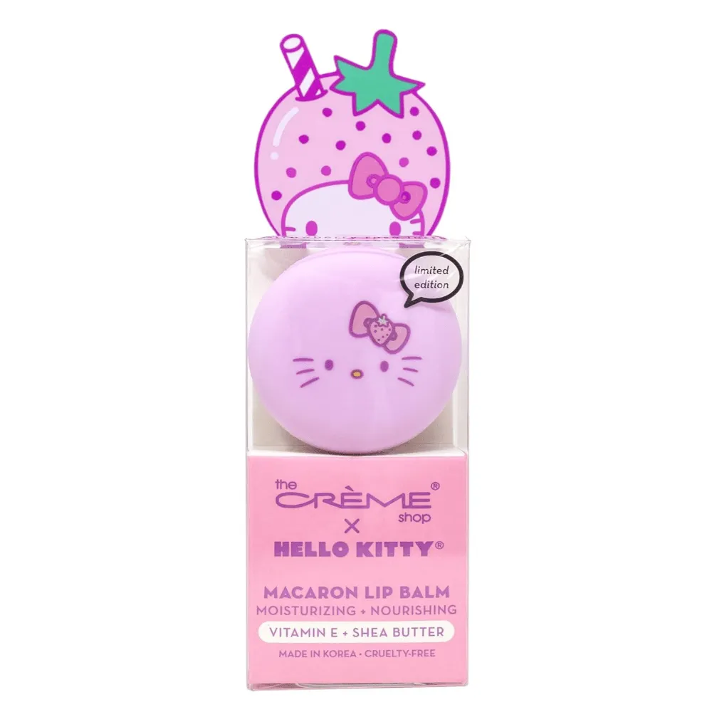 The Crème Shop x Sanrio  Hello Kitty Macaron Lip Balm