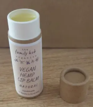 The Family Hub Organics Vegan Hemp Lip Balm