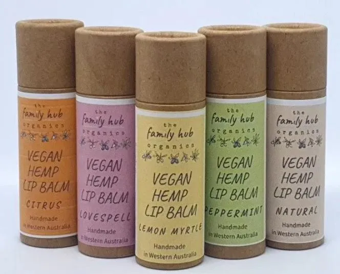 The Family Hub Organics Vegan Hemp Lip Balm
