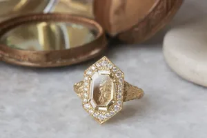 The Illuminated No. 1 Ring in Natural Portrait Cut Diamond - Ready to Ship