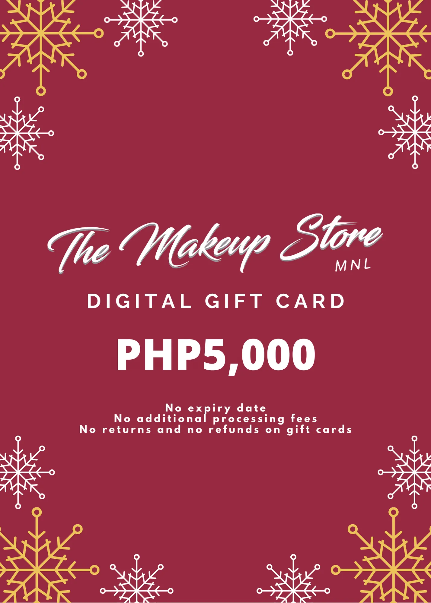 The Makeup Store MNL Digital Gift Card