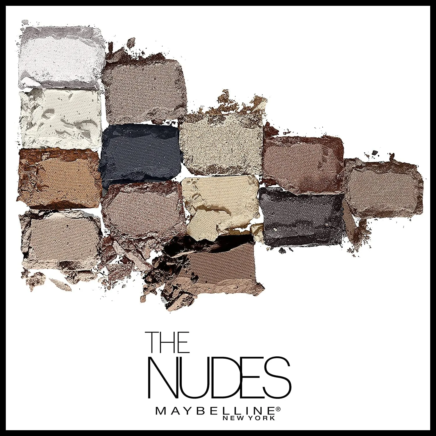 the Nudes Eyeshadow Palette Makeup, 12 Pigmented Matte & Shimmer Shades, Blendable Powder, 1 Count