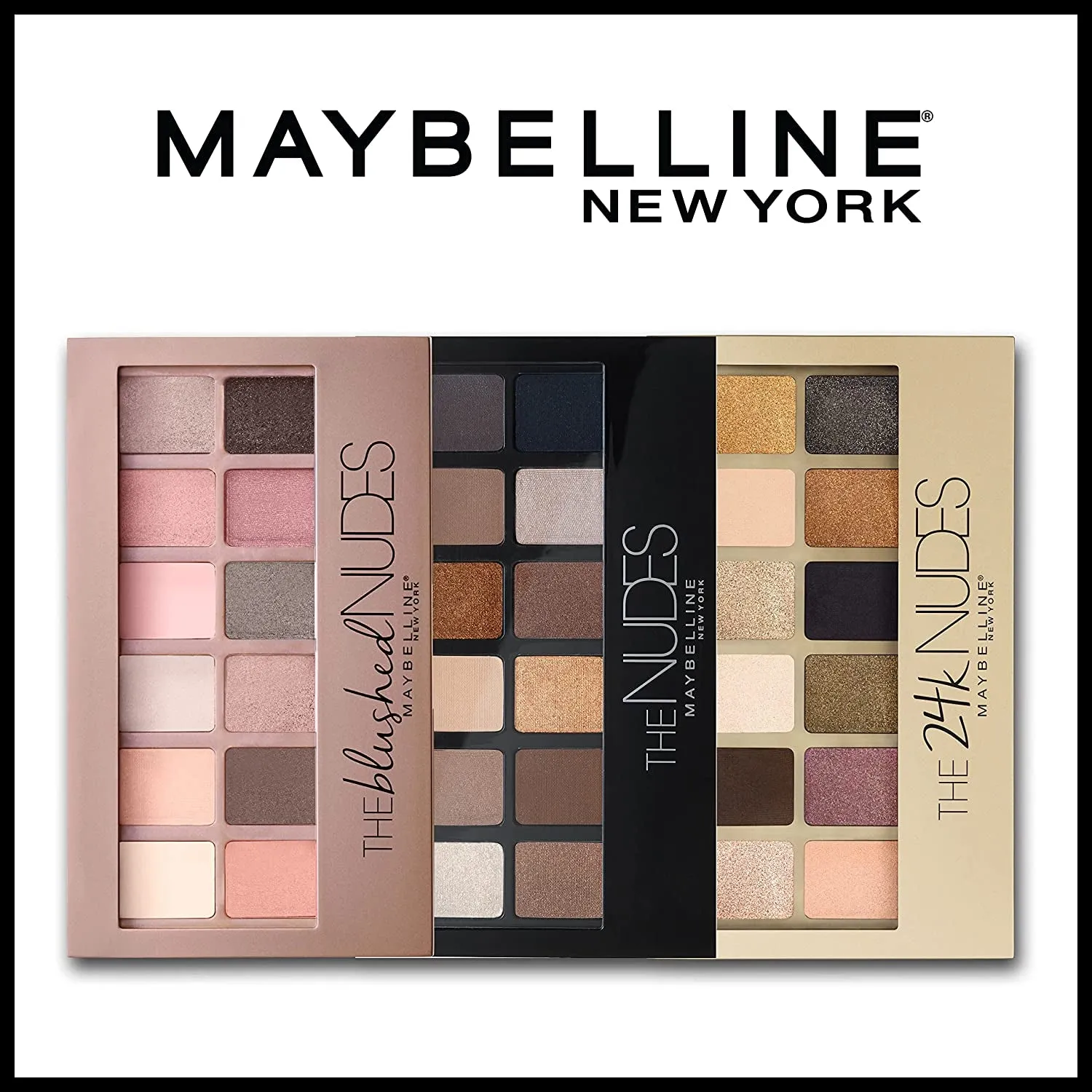 the Nudes Eyeshadow Palette Makeup, 12 Pigmented Matte & Shimmer Shades, Blendable Powder, 1 Count