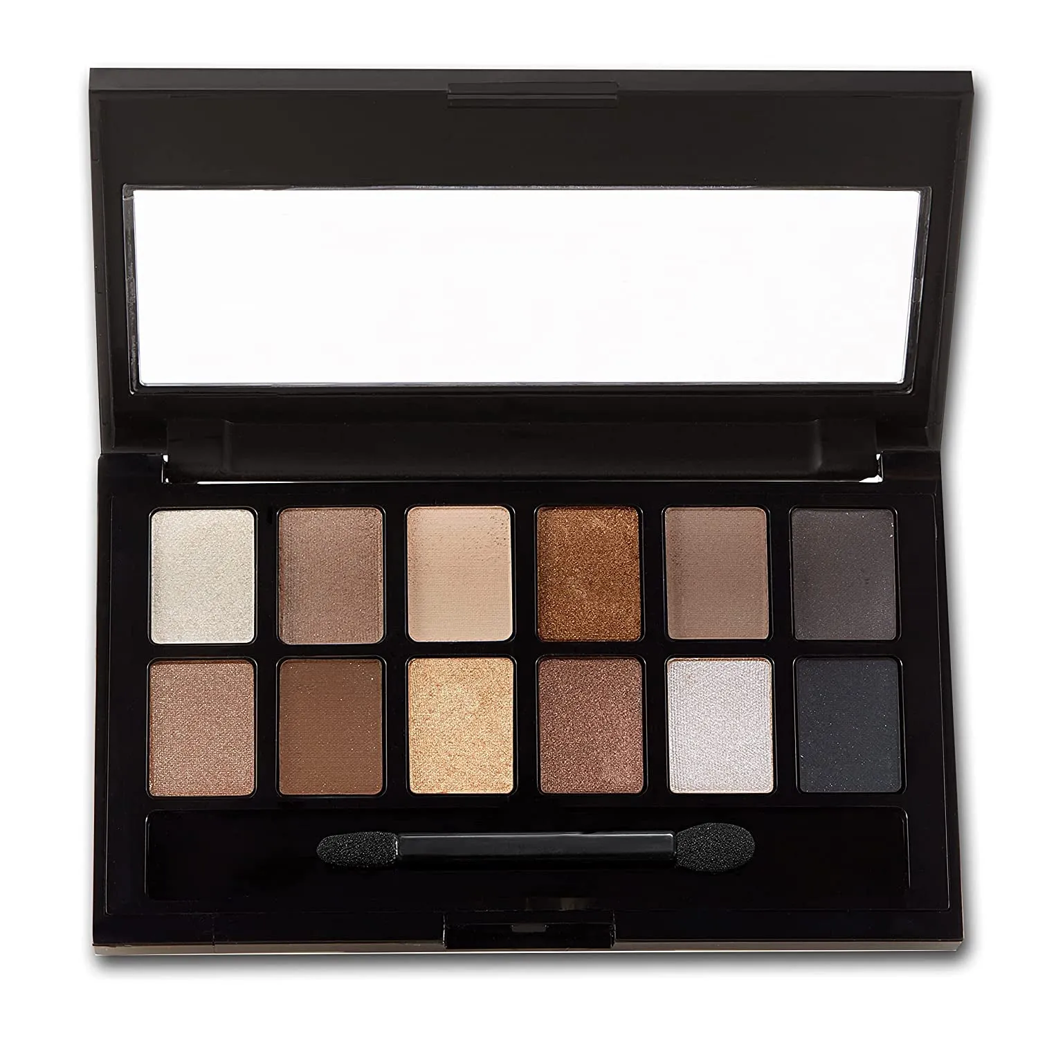 the Nudes Eyeshadow Palette Makeup, 12 Pigmented Matte & Shimmer Shades, Blendable Powder, 1 Count