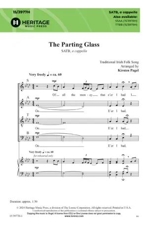 The Parting Glass - SATB (SATB)