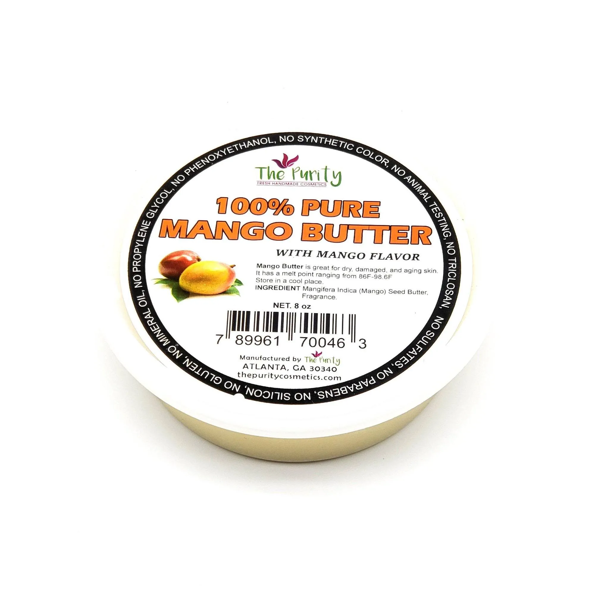 THE PURITY 100% PURE MANGO BUTTER 8OZ
