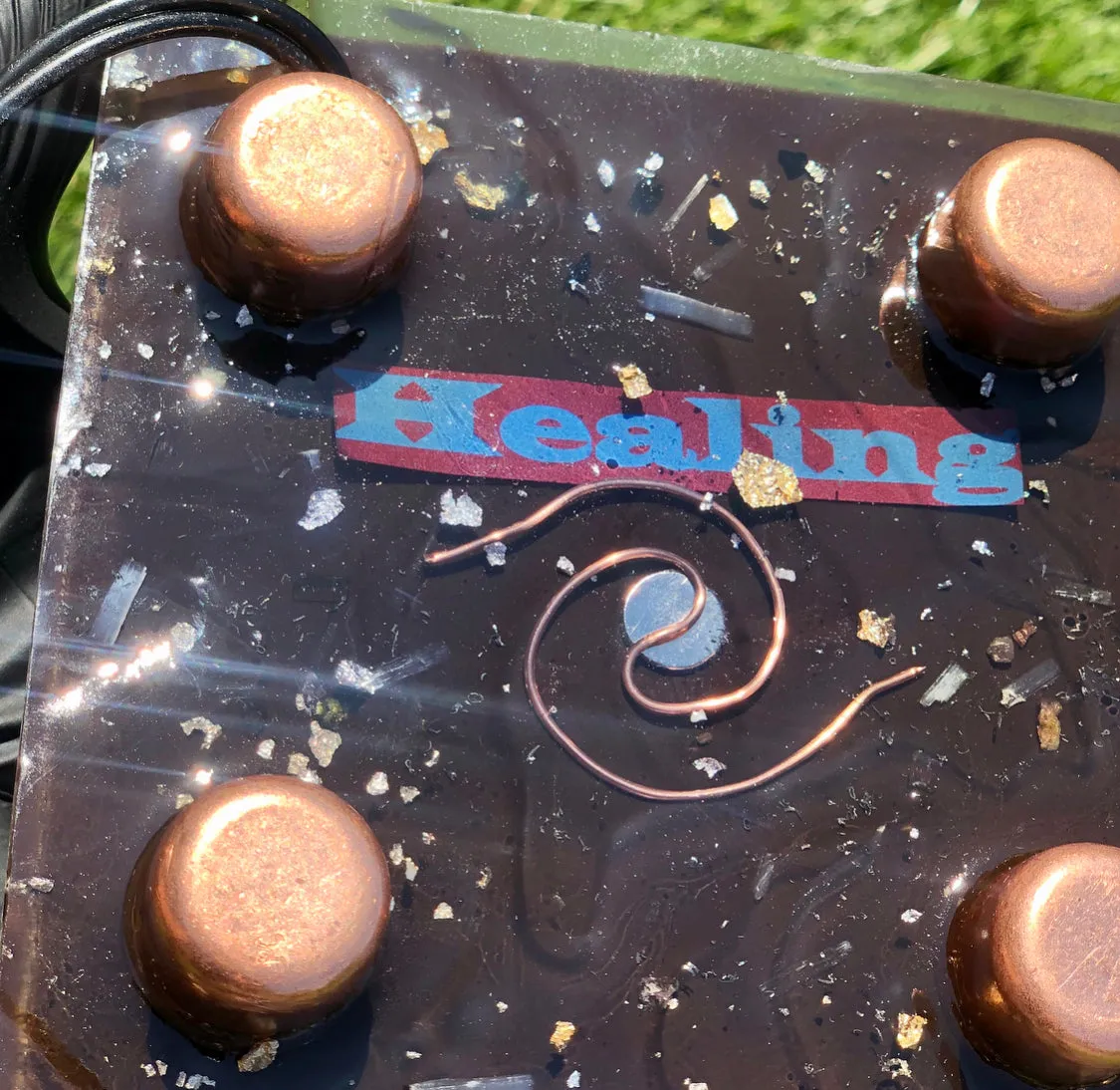 The "Jumbo Giza Equalizer" - Pulsed Radionics Orgone Pyramid, 6x6” Base