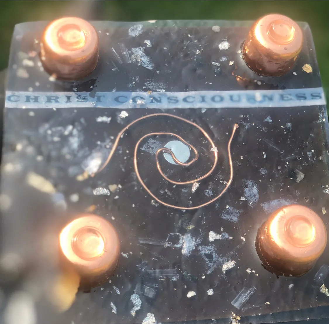 The "Jumbo Giza Equalizer" - Pulsed Radionics Orgone Pyramid, 6x6” Base