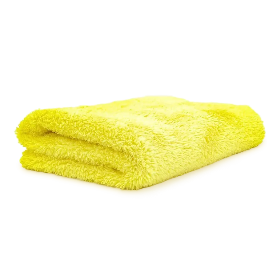 The Rag Company Eagle Edgeless 350 16-inch Microfiber Towel - Yellow