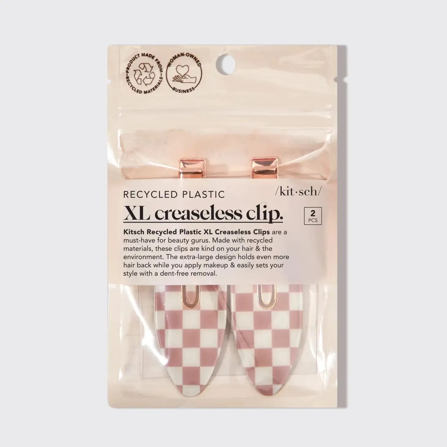 The Recycled Plastic XL Creaseless Clips (Set of 2)